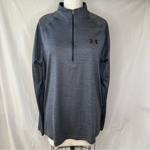 Under Armour Athletic Long Sleeve Quarter Zip Shirt Size Medium